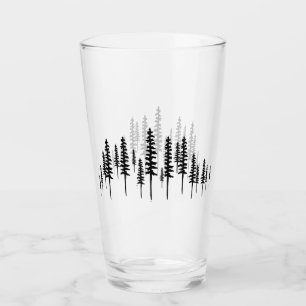 Copo De Pint O Forrest of Trees Pint Glass