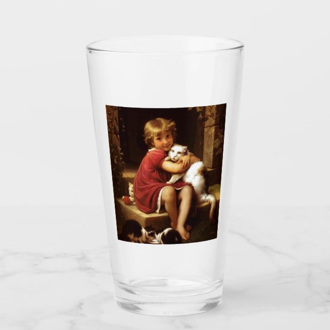 Copo De Pint O Gato Pet Favorito da Menina (Perrault) (Frente)