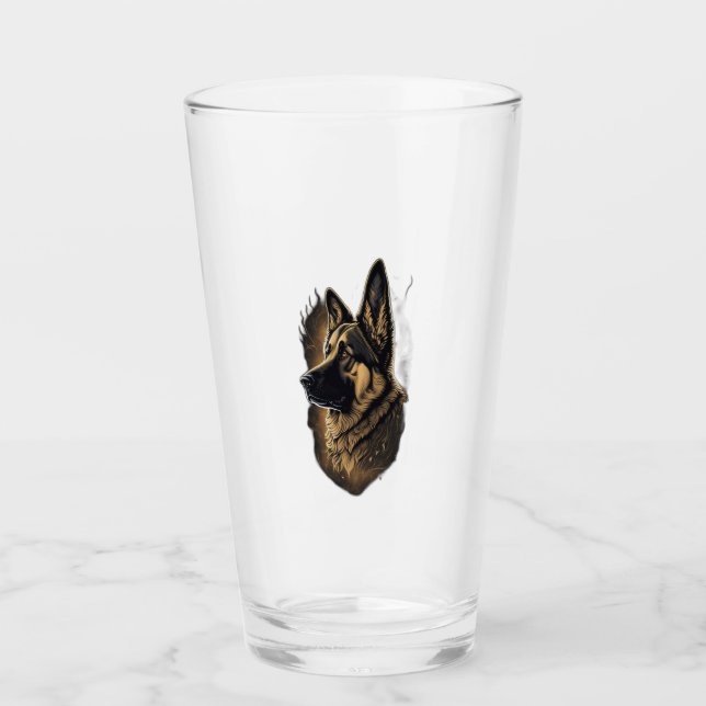 COPO DE PINT O GERMAN SHEPHERD (Frente)