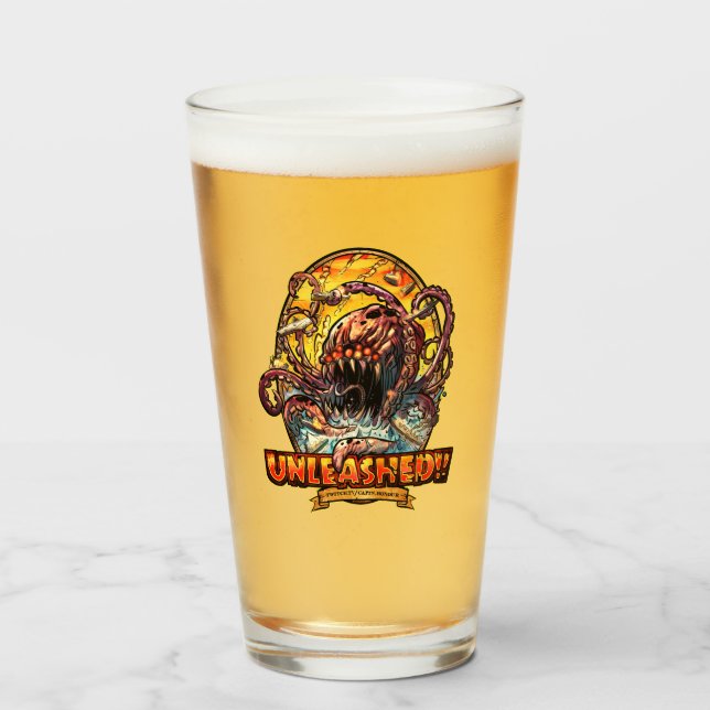 Copo De Pint O Kraken está solto! (Frente (Preenchido))