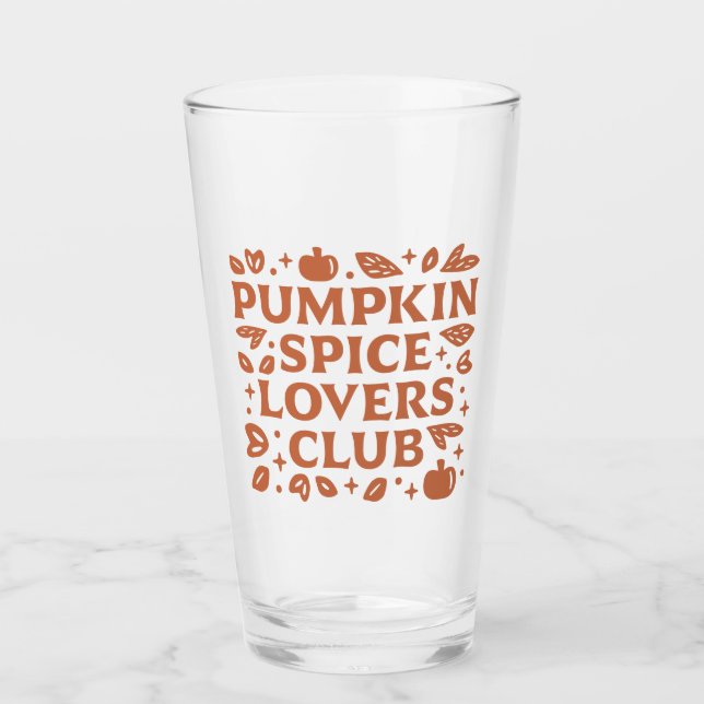 Copo De Pint O Pumpkin Spice Lovers Club (Frente)