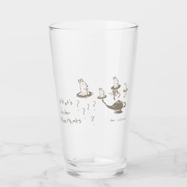 Copo De Pint O Que Sob Meerkats (Frente)