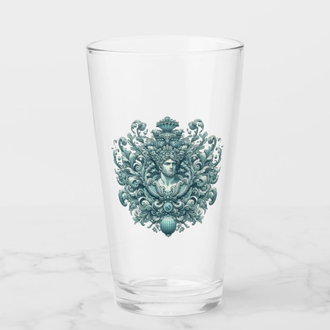 Copo De Pint O Rei de Aquamarin. (Frente)