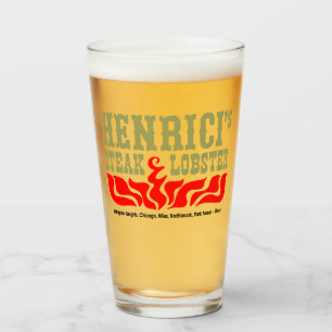 Copo De Pint O restaurante Henrici, Steak e Lobster, Chicago,