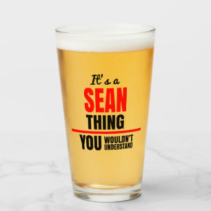 Copo De Pint O Sean não entenderia o nome