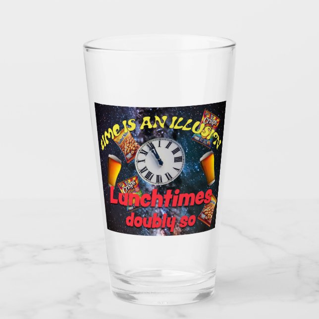 Copo De Pint O tempo é uma ilusão (Frente)