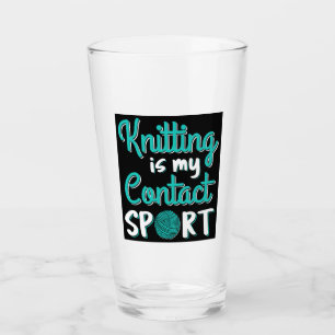 Copo De Pint O tricô É O Meu Esporte De Contato