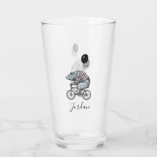 Copo De Pint O urso da bicicleta do balão adiciona seu nome