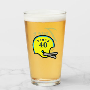 Copo De Pint O vidro da pinta dos Zings w/Helmet FF