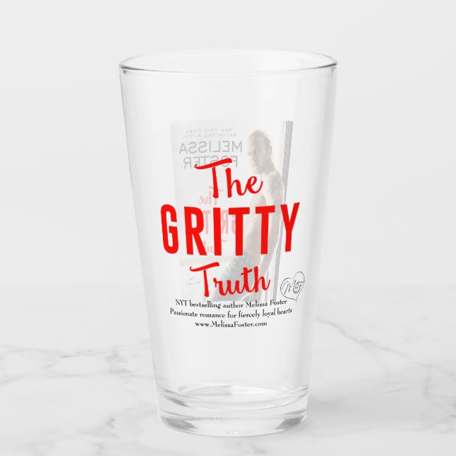 Copo De Pint O Vidro do Bebendo da Verdade Gritty (Frente)