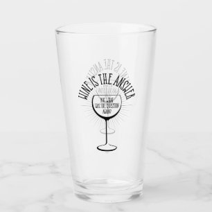 Copo De Pint O Vinho É A Resposta