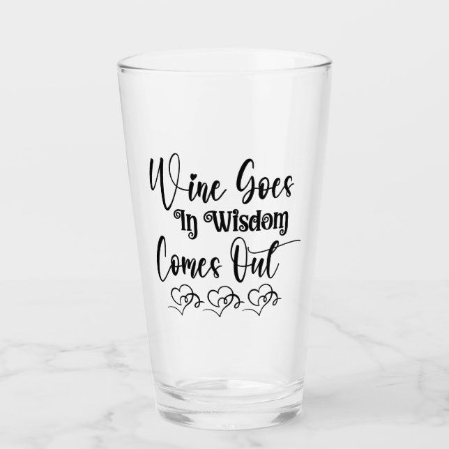 Copo De Pint O vinho entra (Frente)