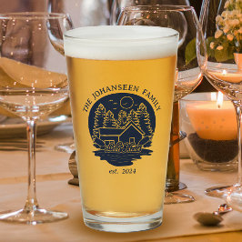 Copo De Pint Oars náuticos do Lago marinho Blue Family Lake Hou