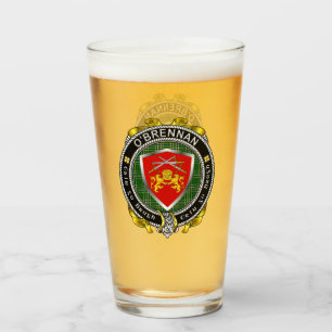 Copo De Pint O'Brennan/Brennan Irish Shield Beer