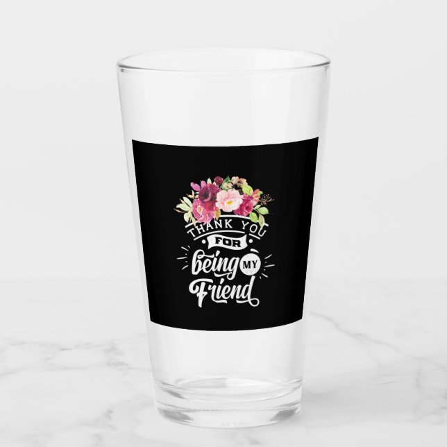 Copo De Pint Obrigado Por Serem Meus Amigos (Frente)