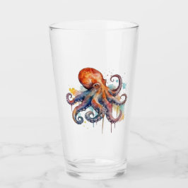 Copo De Pint Oceano Whimsy: Octopus Colorido