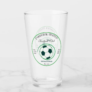 Copo De Pint Óculos de Bar do Clube de Futebol do dia de os pai