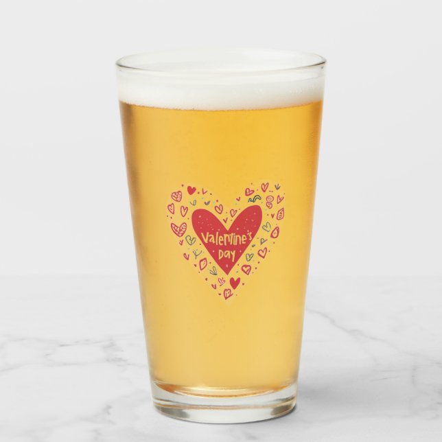 Copo De Pint Óculos de bebendo (Frente (Preenchido))