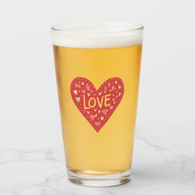 Copo De Pint Óculos de bebendo (Frente (Preenchido))