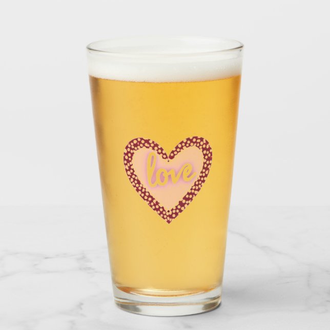 Copo De Pint Óculos de bebendo (Frente (Preenchido))