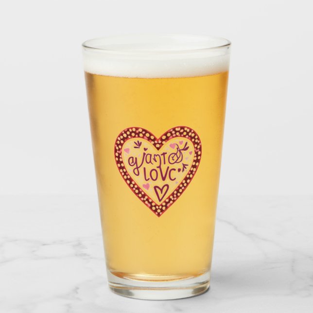 Copo De Pint Óculos de bebendo (Frente (Preenchido))