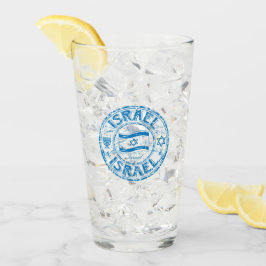 Copo De Pint Óculos de Bebendo Judaica Israel - Presentes