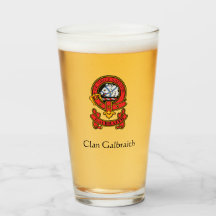 Óculos de Bebendo Personalizados Clan Galbraith