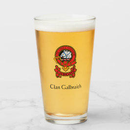 Copo De Pint Óculos de Bebendo Personalizados Clan Galbraith