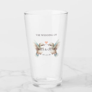 Copo De Pint Óculos de Casamento Românticos Bons
