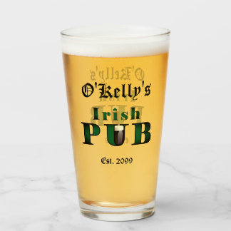 Copo De Pint Óculos De Pint De Cerveja Do Bar De Pub Irlandês