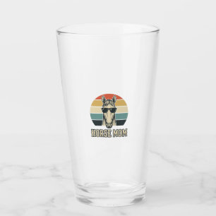 Copo De Pint Óculos de sol com gravação de Mãe de Cavalo Vintag