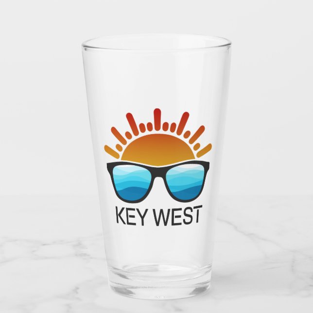 Copo De Pint Óculos de Sol Key West Flórida (Frente)