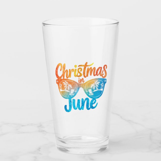 Copo De Pint Óculos de Sol Natal em Junho Férias de Verão Diver (Frente)