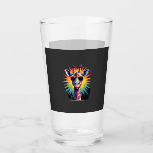 Copo De Pint Óculos de Sol Vintage Girafa Animal Africano Engra