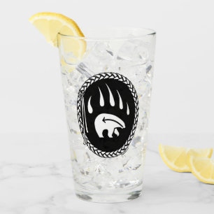 Copo De Pint Óculos de velas do Urso Tribal Personalizam