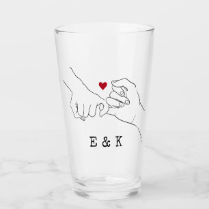Copo De Pint Oferta de Casal de Oferta do dia de os namorados P