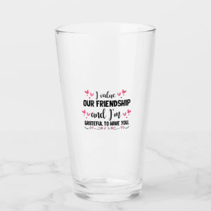 Copo De Pint Oferta de casal que valorizo nossos amigos