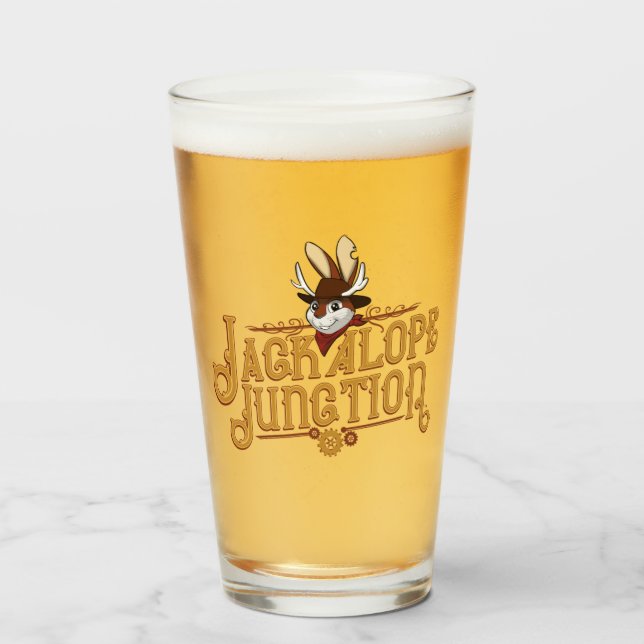 Copo De Pint Oficial Jackalope Junction Tumbler (Frente (Preenchido))