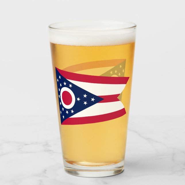 COPO DE PINT OHIO BEER GLASS (Frente (Preenchido))