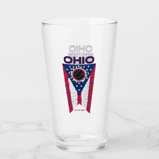 Copo De Pint Ohio Total Eclipse Glass