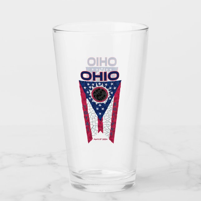 Copo De Pint Ohio Total Eclipse Glass (Frente)