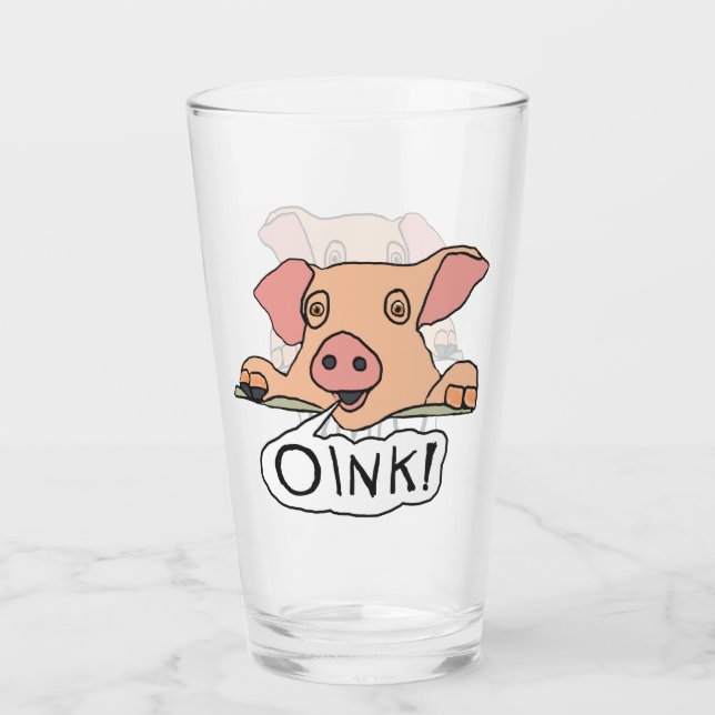 Copo De Pint Oink Pig (Frente)