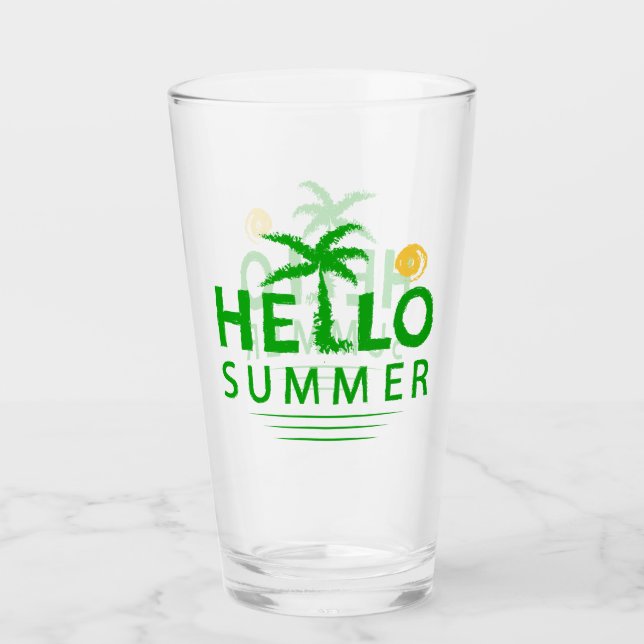 Copo De Pint Olá Summer (Frente)