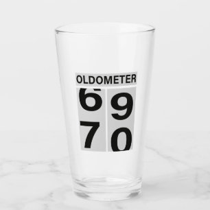 Copo De Pint Oldometer de 70 de Aniversário