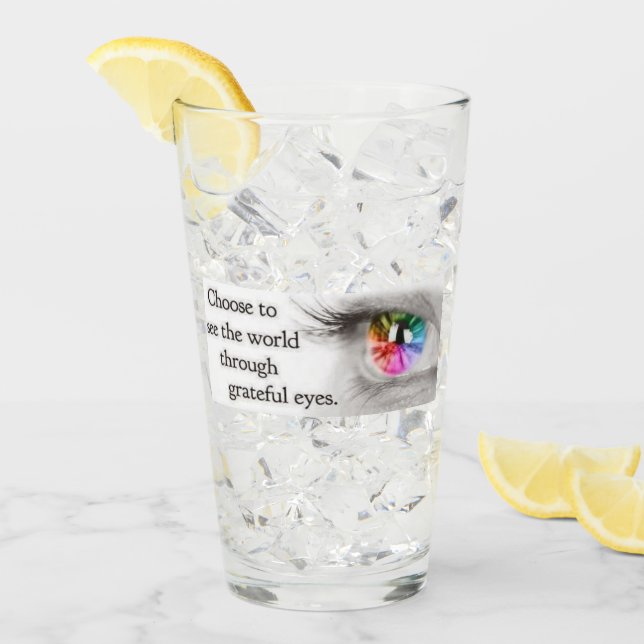 COPO DE PINT **OLHOS GRATUITOS** LINDOS (Gelo frontal)