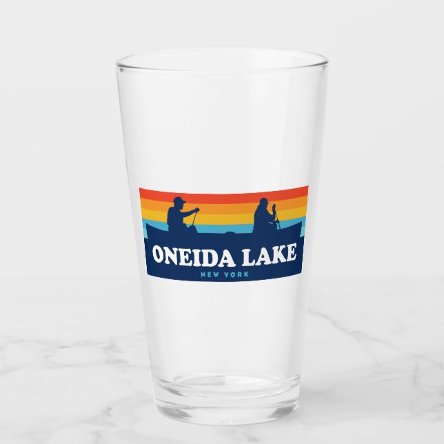 Copo De Pint Oneida Lake New York Canoe (Frente)