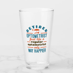 Copo De Pint Optometrista Aposentado, Engraçado