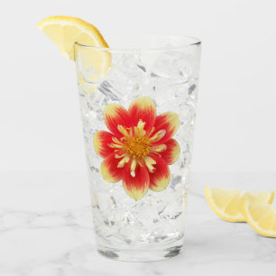 Copo De Pint Orange Collarette Dahlia Bloom Floral