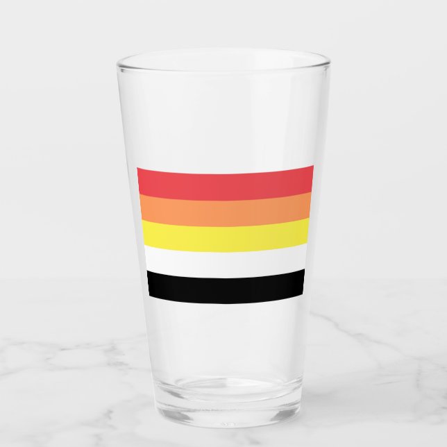 Copo De Pint Orgulho Akoisexual Akoiromântico (Frente)