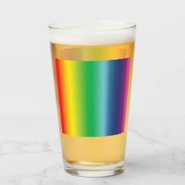 Copo De Pint Orgulho arco-íris cores lgbtq lgbt gay queclear